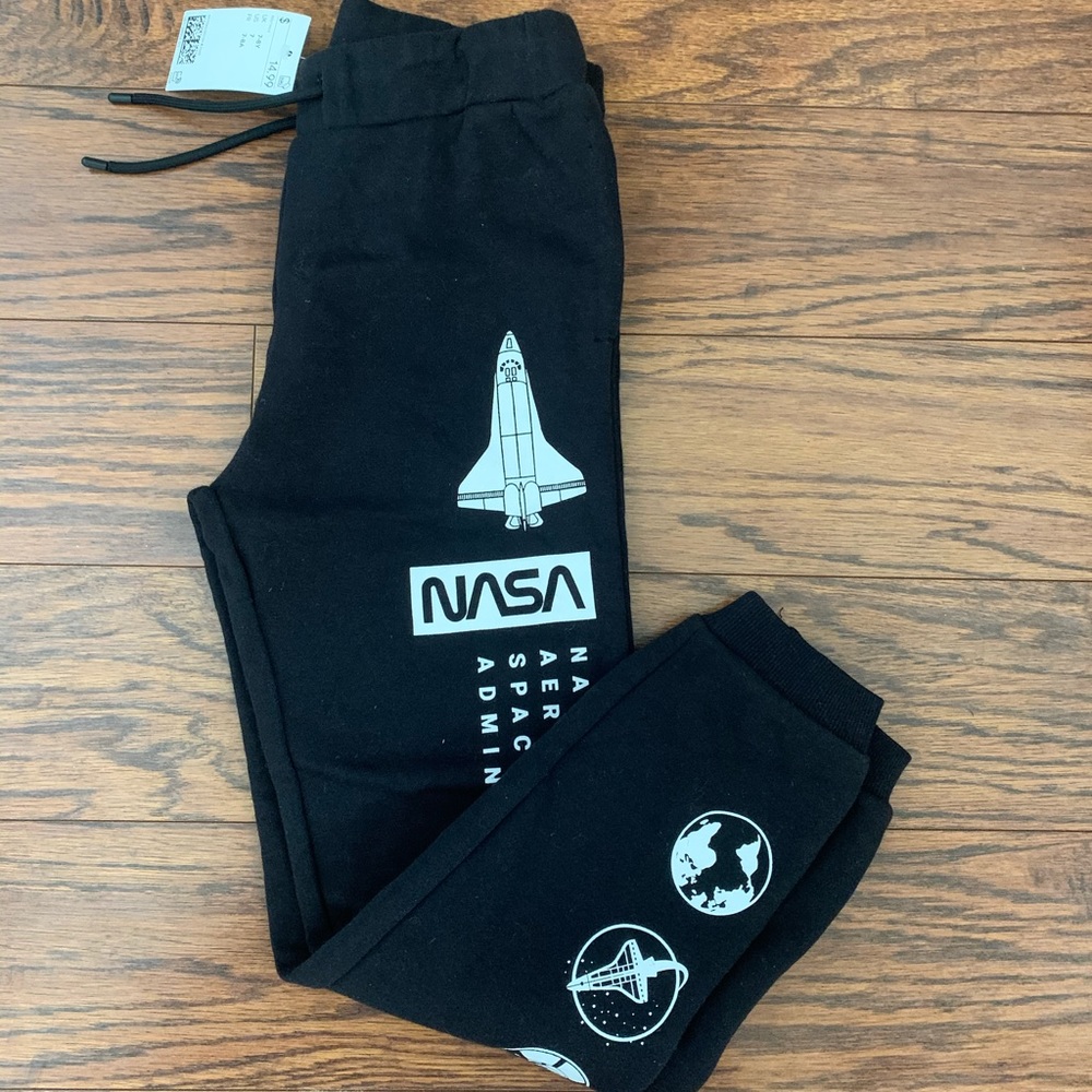 H&M sweatpants NASA boy girl NWT